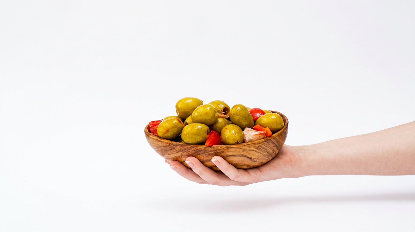 Aceituna Gordal Deshuesada Aliño Tradicional con AOVE 1 kg - Imagen 2