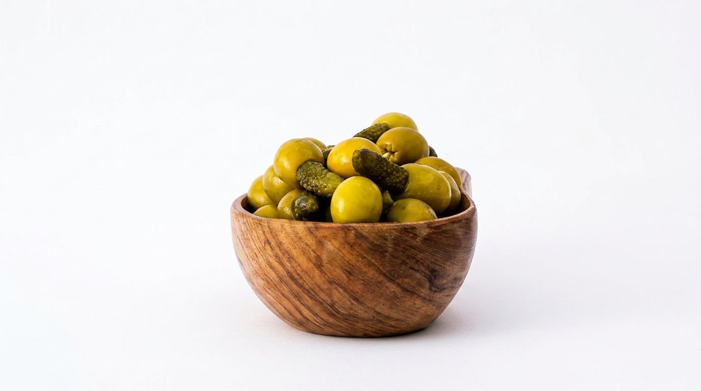 Aceituna Manzanilla Deshuesada Rellena de Pepinillo 1.1 kg
